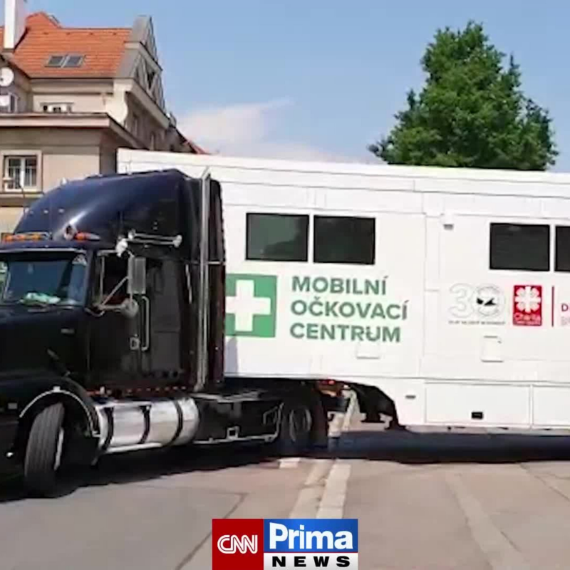 Obrázek epizody Očkovací kamion v Pardubicích (zdroj: CNN Prima NEWS)