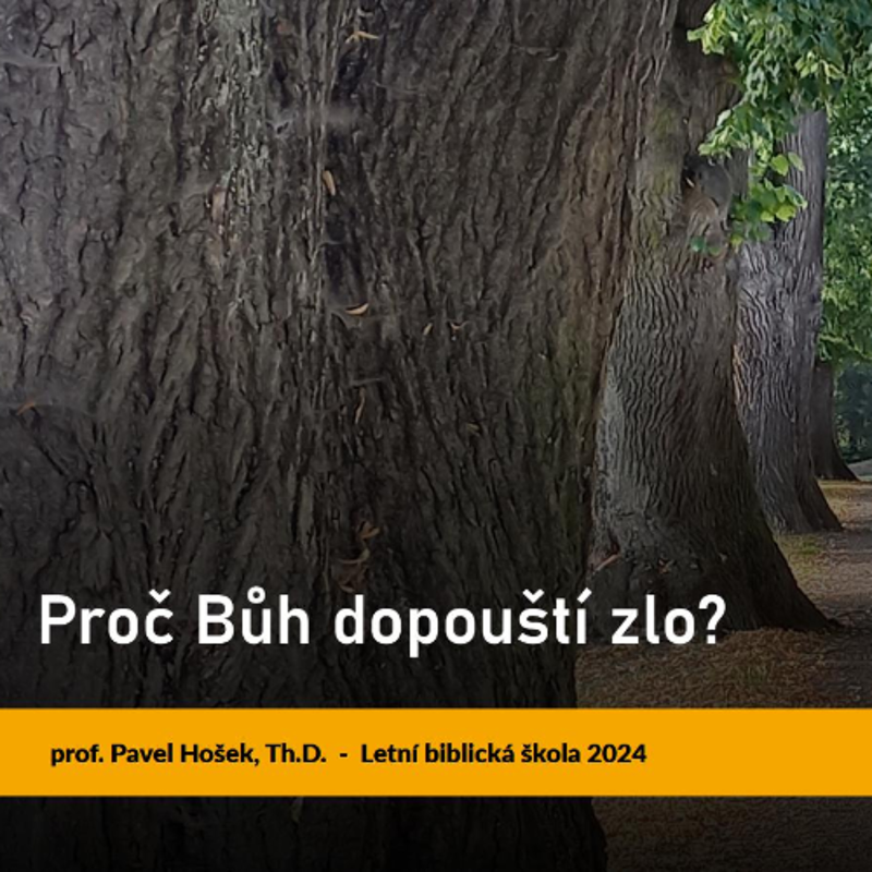 Obrázek epizody Proč Bůh dopouští zlo? - Prof. Pavel Hošek, Th.D.