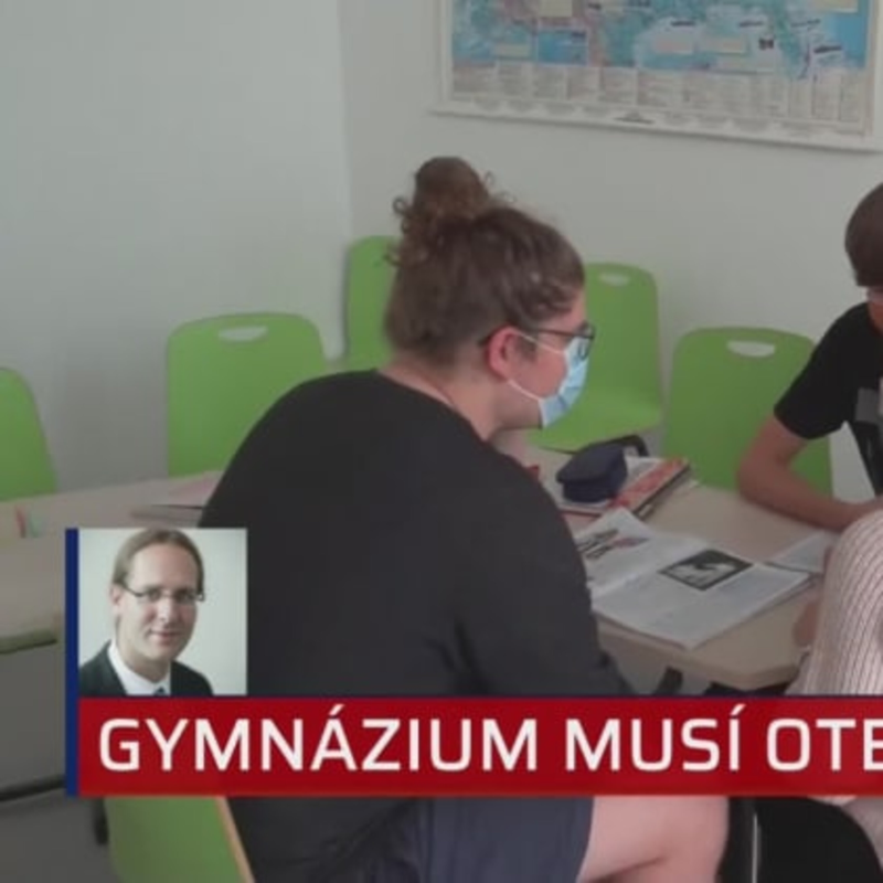 Obrázek epizody Pražské gymnázium musí obnovit denní formu výuky (zdroj- CNN Prima NEWS)