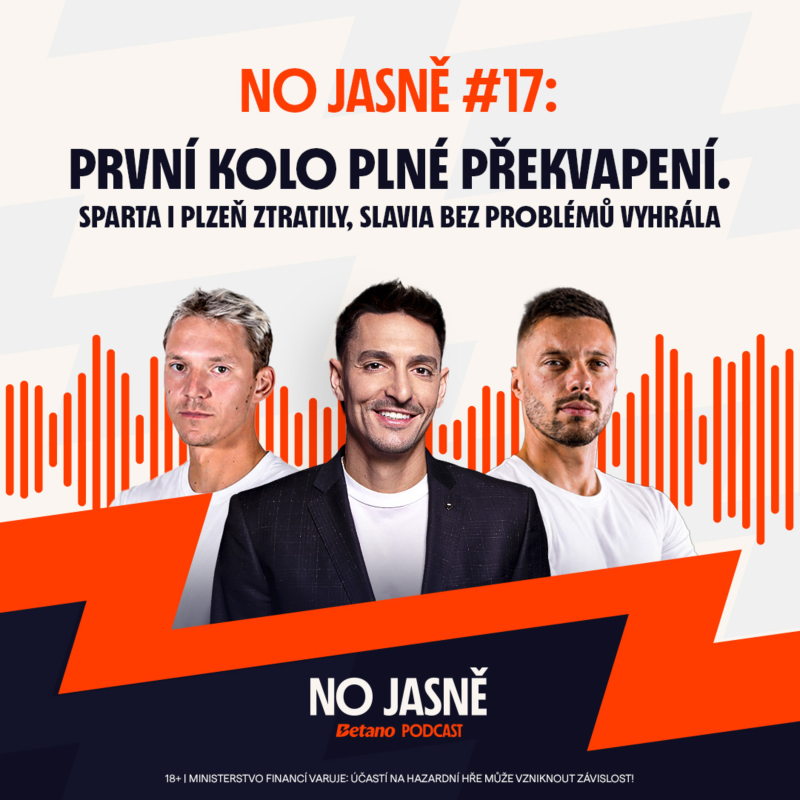 Obrázek epizody NO JASNĚ #17 🎙️ | První kolo plné překvapení. Sparta i Plzeň ztratily, Slavia bez problémů vyhrála
