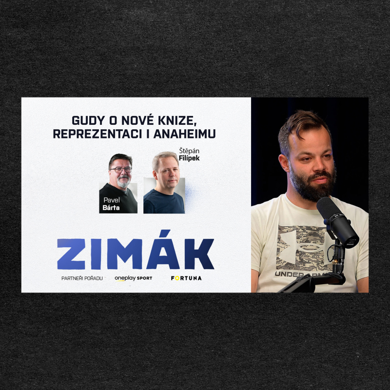 Obrázek epizody Zimák s Gudasem: Při MS se mi potily ruce. Anaheim jednou bude jako Florida | Rozhovor