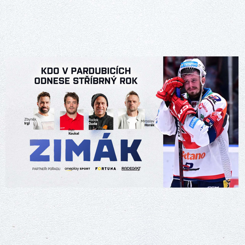 Obrázek epizody Zimák | ZIMÁK po finále: bratranec Třince skolil 700 milionů, komu z Pardubic hrozí odchod