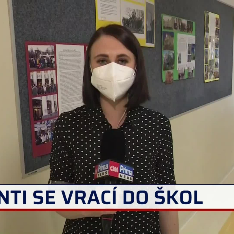 Obrázek epizody Studenti se vrací do škol (zdroj: CNN Prima NEWS)