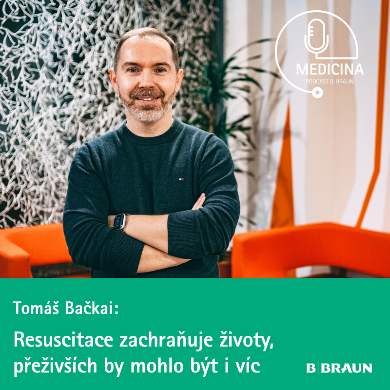 Obrázek epizody 53 MUDr. Tomáš Bačkai: Resuscitace zachraňuje životy, přeživších by mohlo být i víc