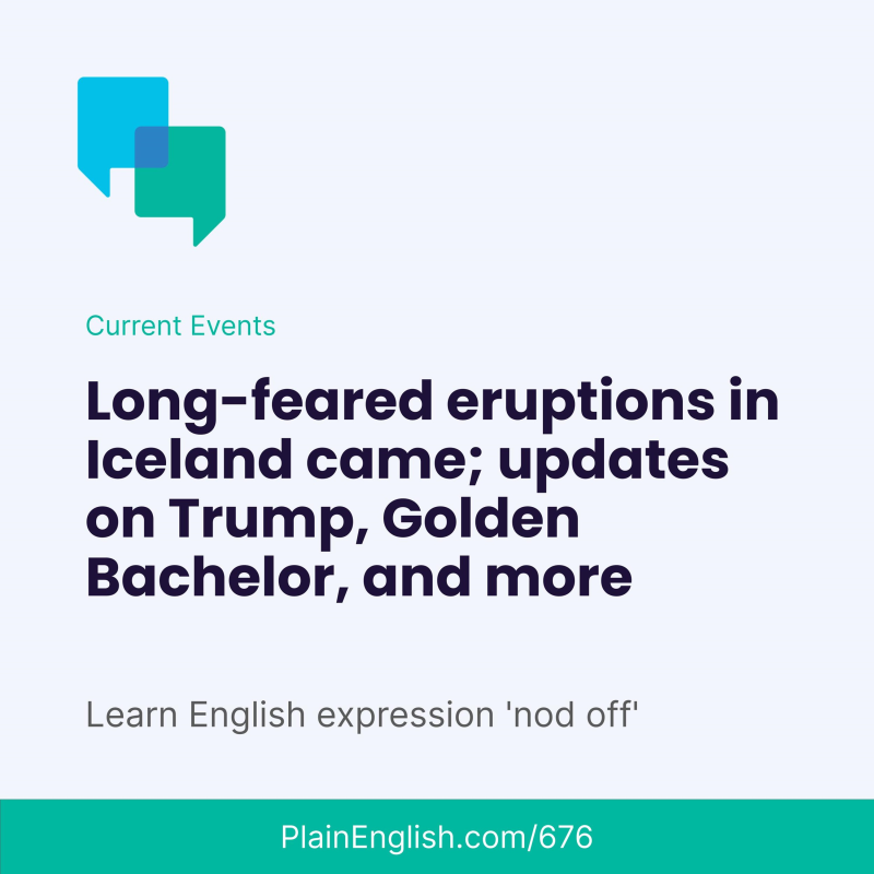 Obrázek epizody Updates on Iceland, Trump, and recent stories (Nod off)