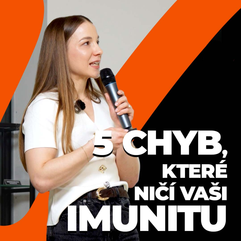 Obrázek epizody Anežka Doleželová | 5 chyb, které ničí vaši imunitu | Booster Academy