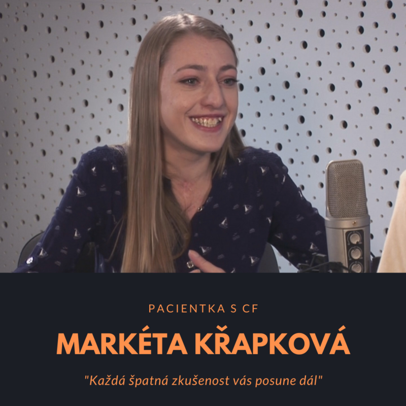 Obrázek epizody Markéta Křapková – pacientka s CF: Každá špatná zkušenost vás posune dál