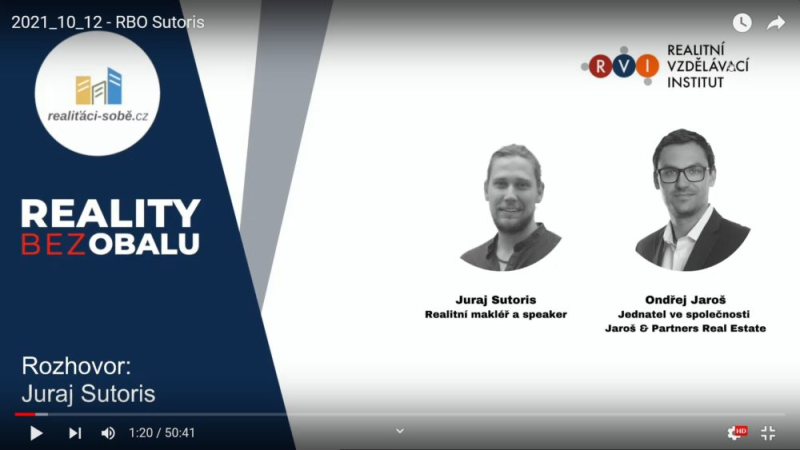 Obrázek epizody REALITYBEZOBALU: Juraj Sutoris – Brand v investičních nemovitostech buduje deal
