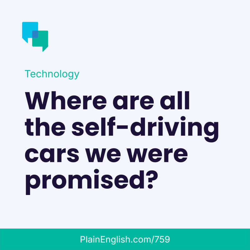 Obrázek epizody The self-driving future is running late