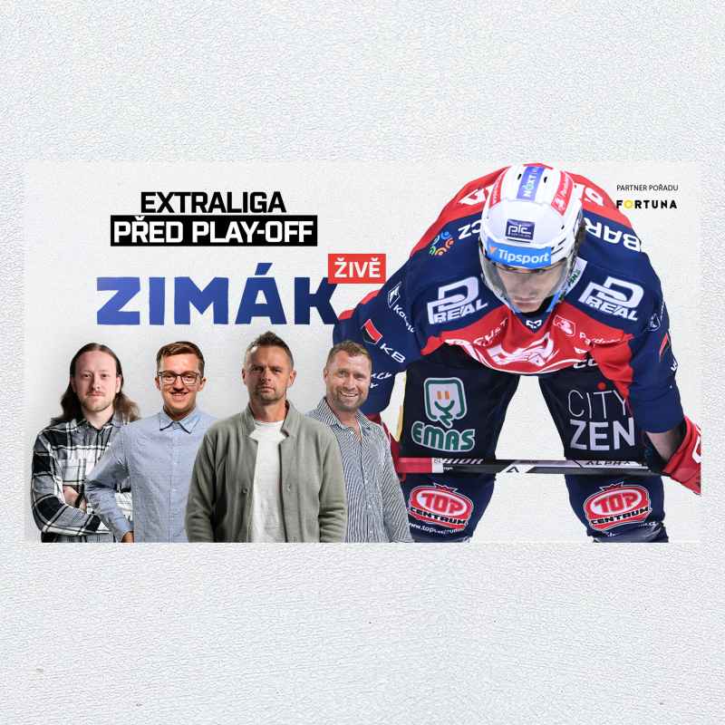 Obrázek epizody Zimák ŽIVĚ | Zužte led v lize! Síla týmů před play off, Sedlák riskoval a frustrovaný Flek
