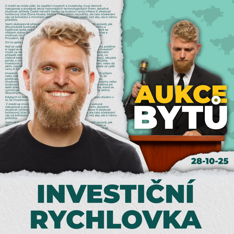 Obrázek epizody Aukce nájemních bytů, REIT v portfoliu a výbušné FKI fondy 💸 IR 28/10/2025
