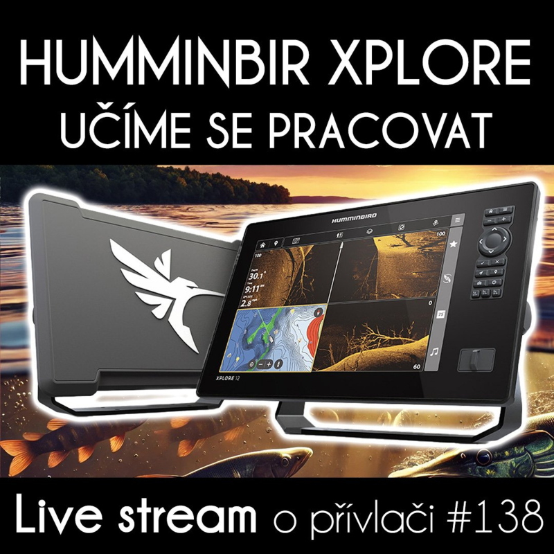 Obrázek epizody Přívlač Live #138 - Učíme se s echolotem Humminbird Xplore