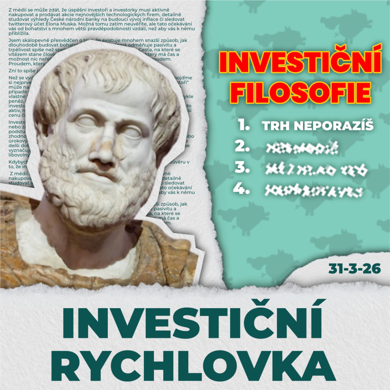 Obrázek epizody Trh NEPORAZÍTE. Jaká je vaše investiční filosofie? 💸 Investiční rychlovka