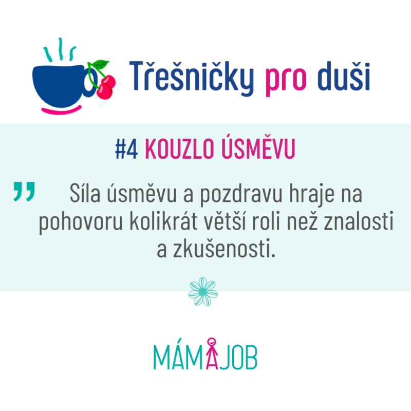 Obrázek epizody #4: Úsměv a pozdrav jako samozřejmost na pohovoru? Získejte sympatie budoucího zaměstnavatele