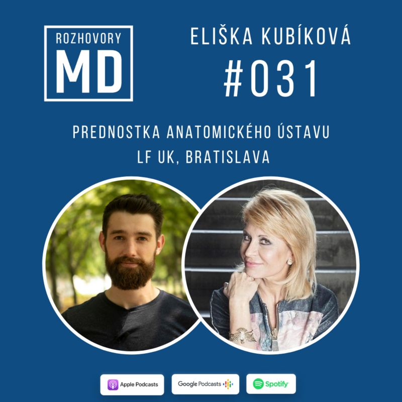 Obrázek epizody #031 Eliška Kubíková - Prednostka Anatomického ústavu LF UK, Bratislava