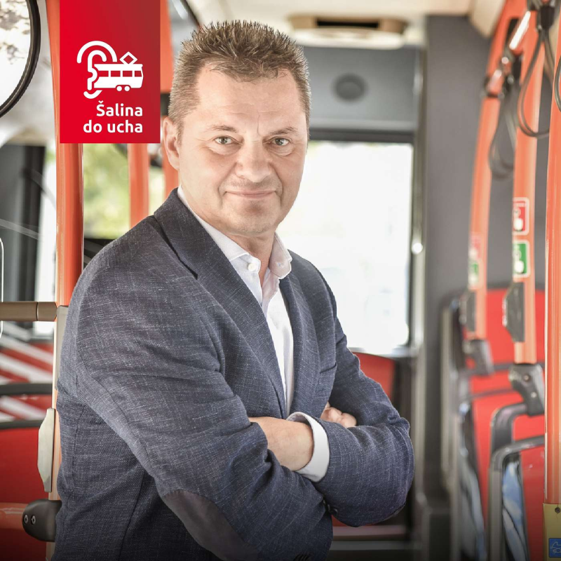 Obrázek epizody # 25 - „Brno už mělo metro nebo jeho alternativu dávno mít. Zaspali jsme dvacet let,“ říká v podcastu Šalina do ucha generální ředitel DPMB Miloš Havránek.