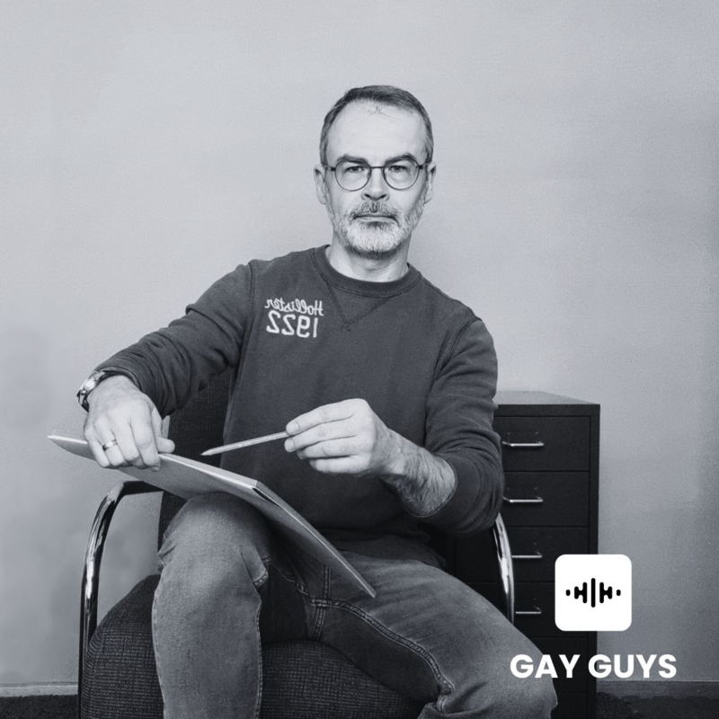 Obrázek epizody Kreslení: Pánský akt je umění, které nemusí být vulgární - Michal Sherwin ■ Epizoda 55 ■ GAY GUYS PODCAST