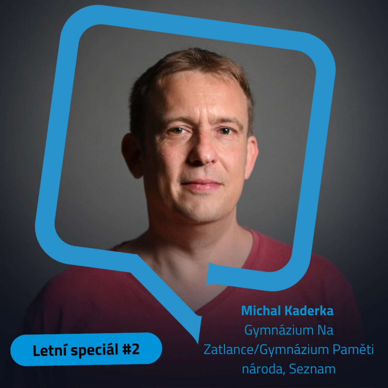 Obrázek epizody Michal Kaderka: Učitelé mediální výchovy potřebují hlavně fungující komunitu spolupracujících učitelů