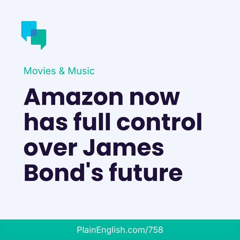 Obrázek epizody James Bond’s future is now in Amazon’s hands