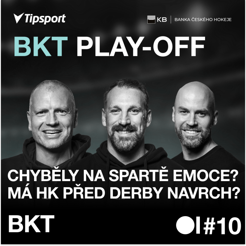 Obrázek epizody BKT PLAY-OFF #10 | Kdo jede do Brna na koni? Zvláštní trest pro Ševce a prosadí se Tomášek v NHL?