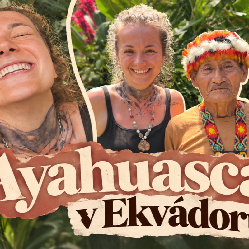 Obrázek epizody #14 Ayahuasca v Ekvádoru: Jaké má účinky a co člověk během ceremonie zažije?