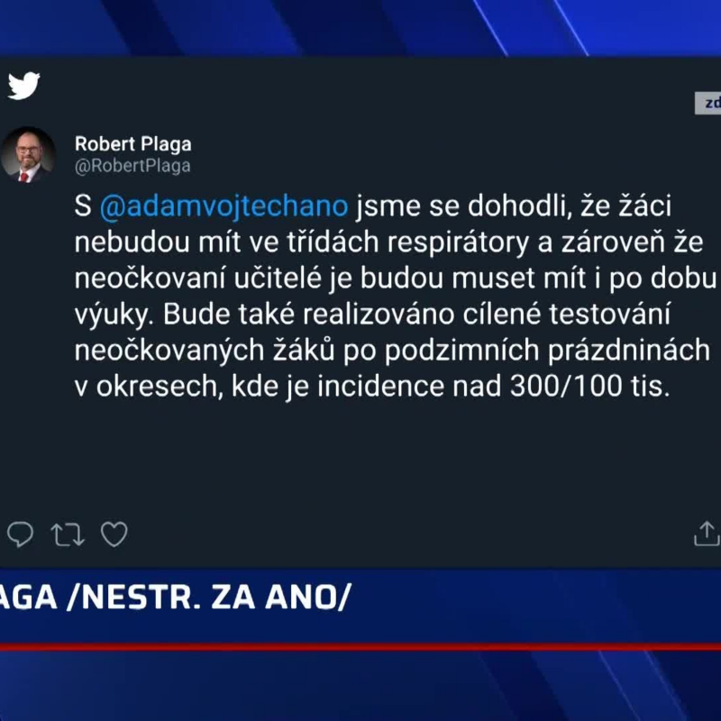 Obrázek epizody Jak reaguje na roušky ve školách odborník?