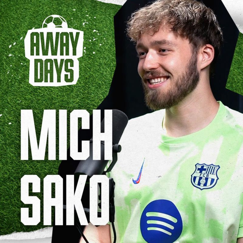 Obrázek epizody Mich Sako: Vážně má Anglie nejlepší fanoušky na světě? Na fotbale je atmosféra jak v divadle! | Away Days #43