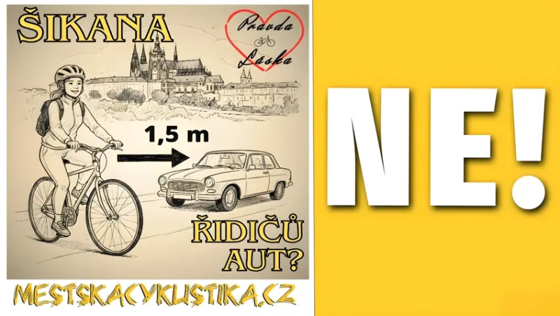 Obrázek epizody 1,5 m odstup od cyklisty: Šikana motoristů?