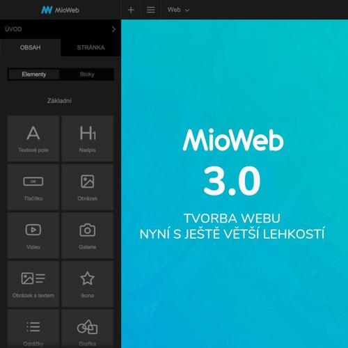 Obrázek epizody Novinky v MioWebu 3.0