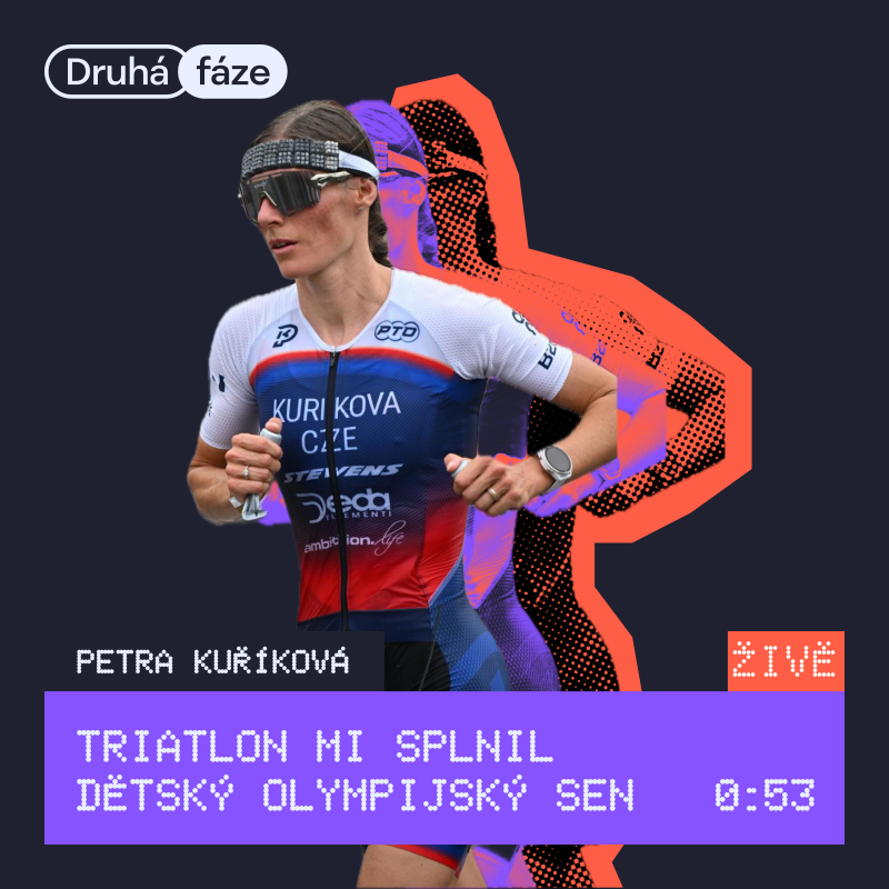 Obrázek epizody 53# Petra Kuříková ŽIVĚ: Triatlon mi splnil dětský olympijský sen