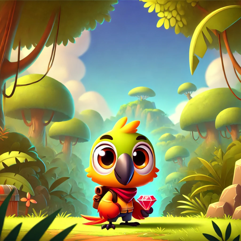 Obrázek epizody Papoušek Pepík a tajemství Zeleného lesa - Dětská pohádka