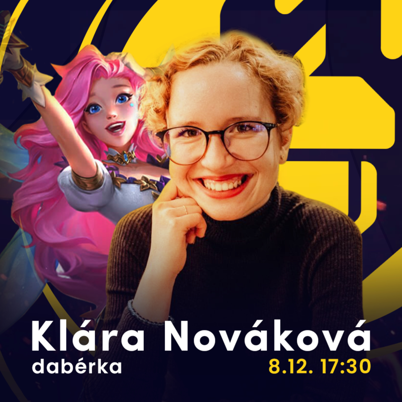 Obrázek epizody #12 Klára Nováková - Dabovala Seraphine v League of Legends!?