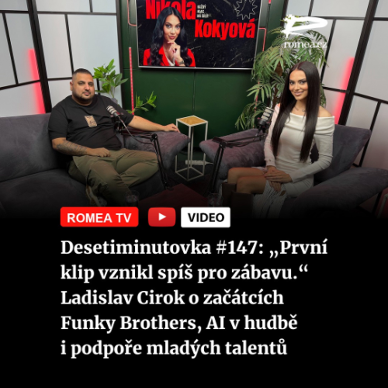 Obrázek epizody Desetiminutovka #147: „První klip vznikl spíš pro zábavu.“ Ladislav Cirok o začátcích Funky Brothers, AI v hudbě i podpoře mladých talentů