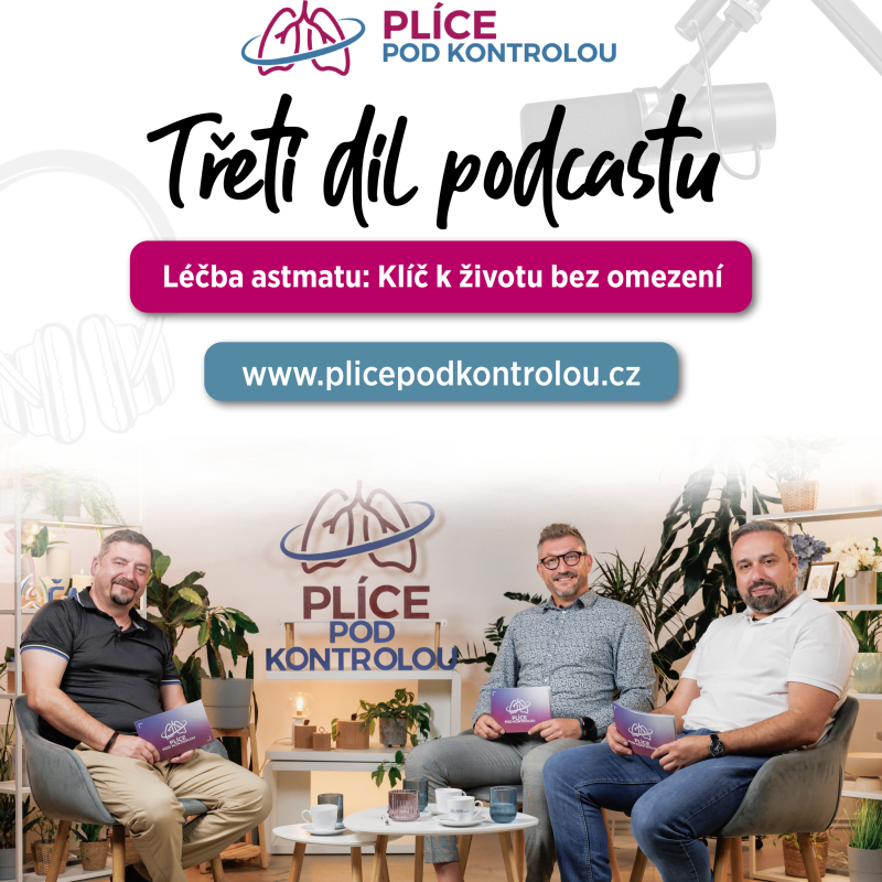 Obrázek epizody #3 Plíce pod kontrolou podcast: Léčba astmatu: Klíč k životu bez omezení