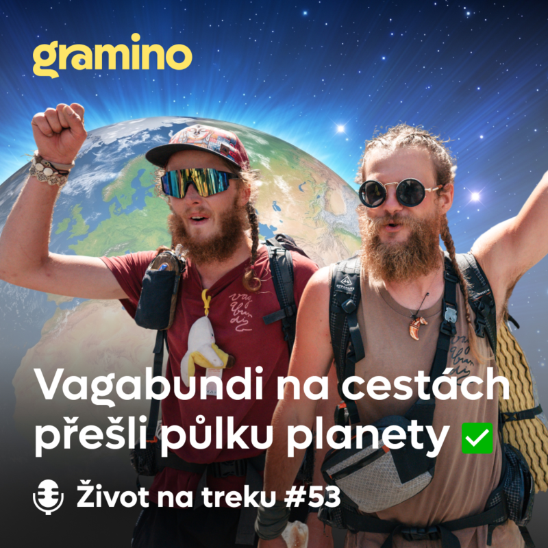 Obrázek epizody #53 Vagabundi na cestách jsou doma! 4 roky na cestě a 21 420 km v nohách | Gramino