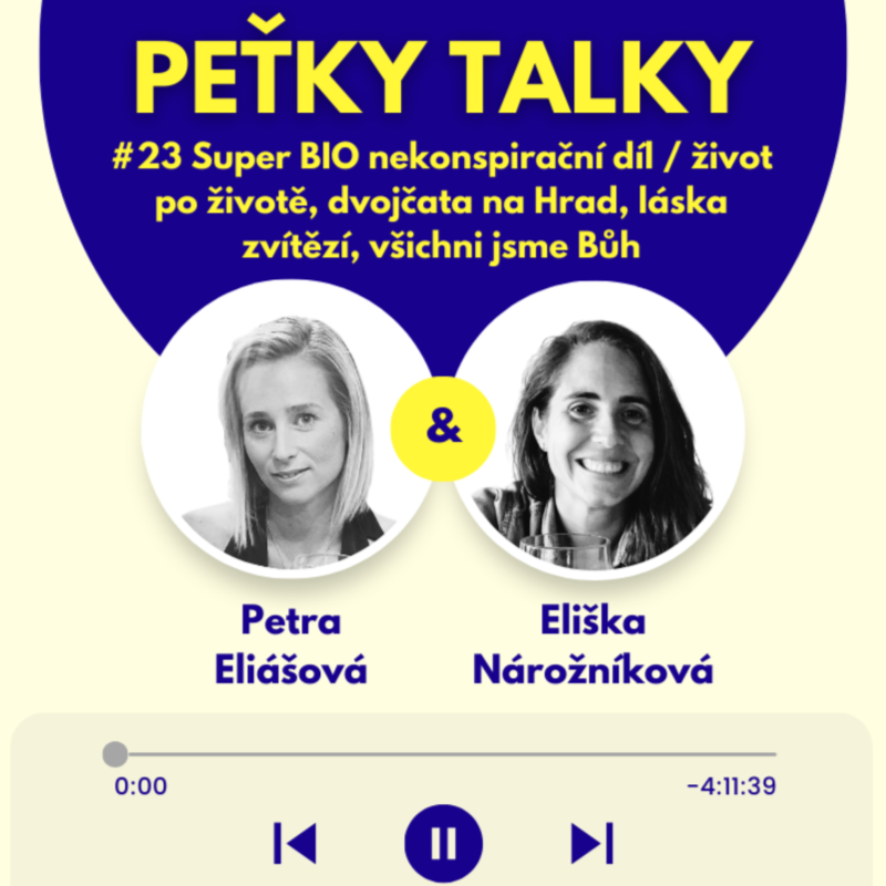 Obrázek epizody #23 Super BIO nekonspirační díl / život po životě, dvojčata, kojení, dudlík, houpátko, porod, dětské nemoci, Apolinář, taška do porodnice, přirozený porod, výchova dětí, těhotenství, porodní plán...