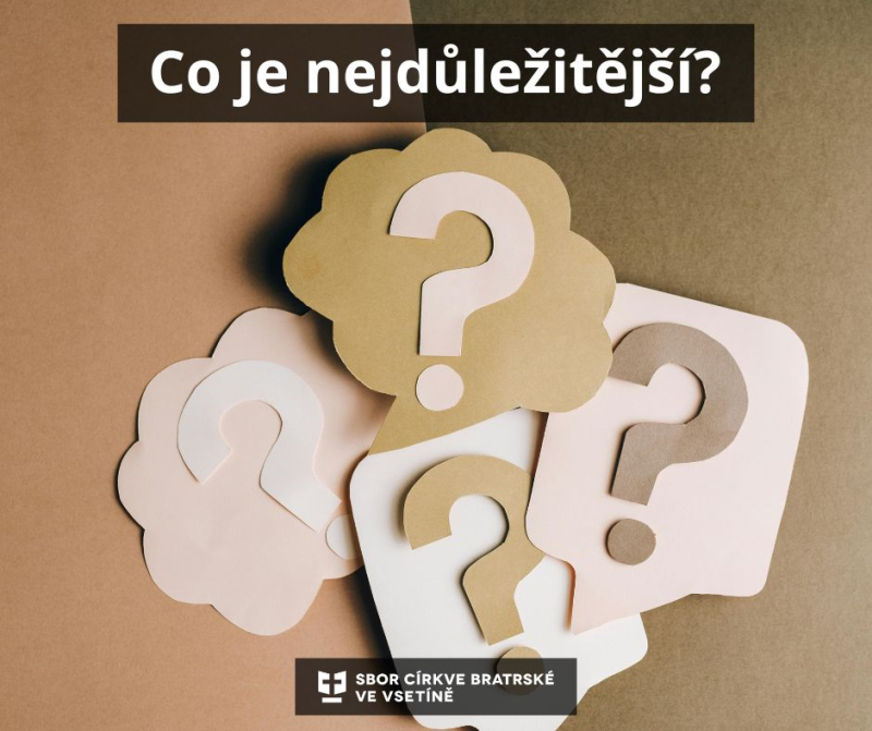 Obrázek epizody Kázání: Tomáš Pospíchal - Co je nejdůležitější?