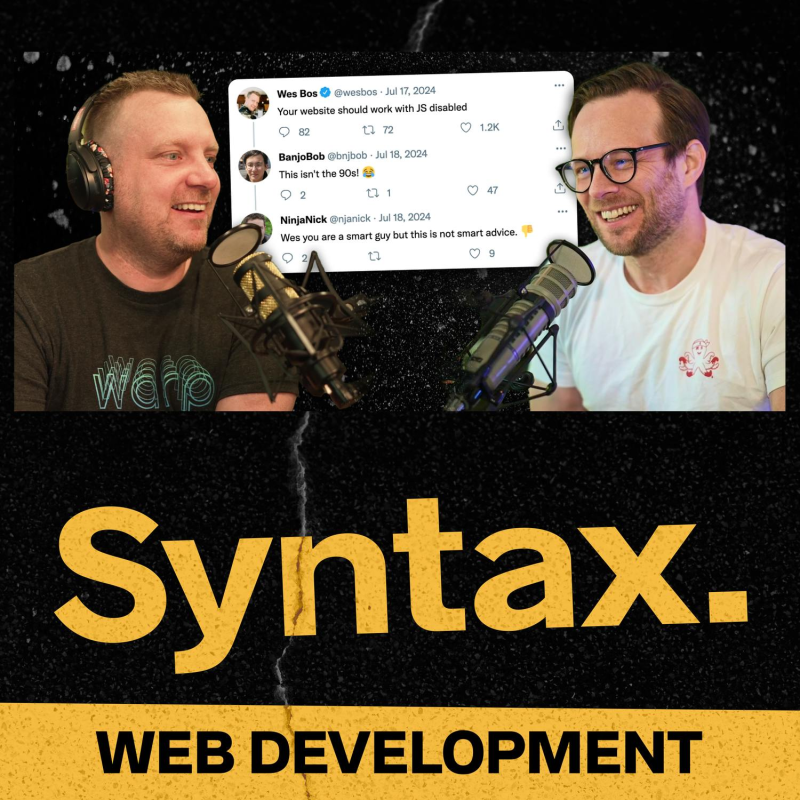 Obrázek epizody 804: Should Your Website Work Without JavaScript?