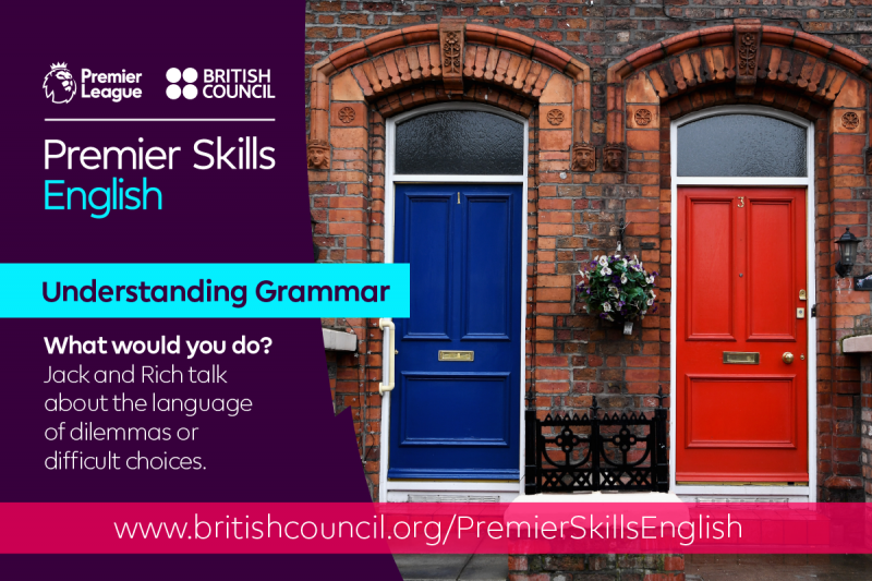 Obrázek epizody Understanding Grammar - What would you do?