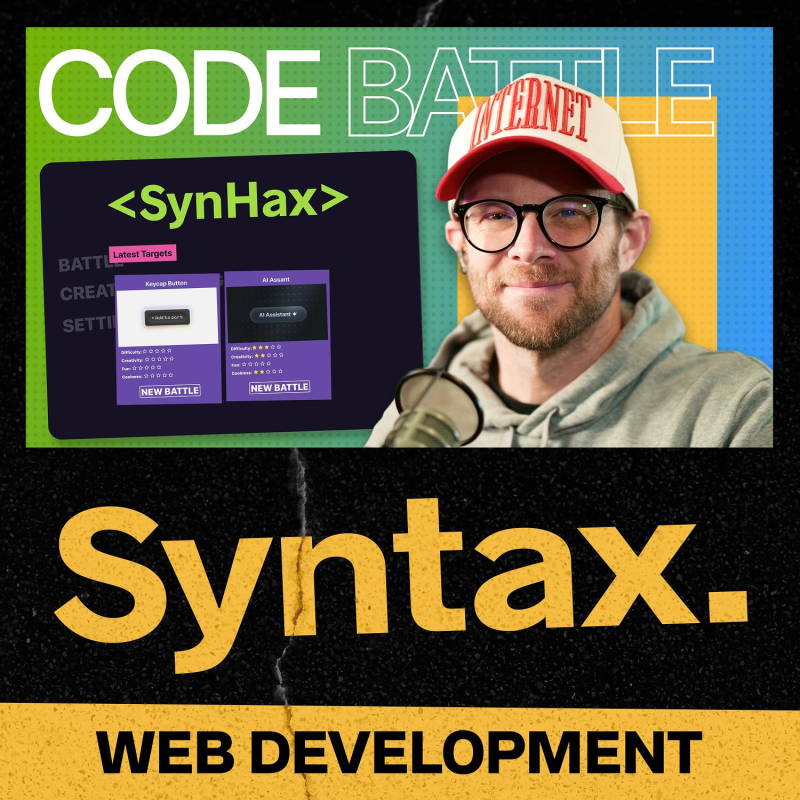 Obrázek epizody 934: We Built a Real-Time, Local-Data, Competitive Coding Game