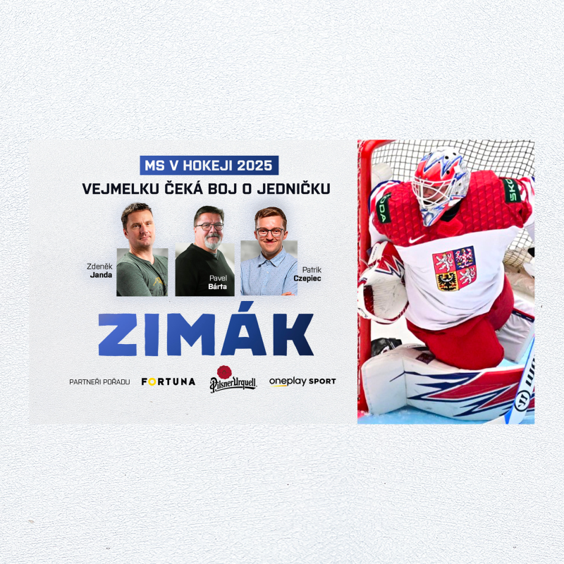 Obrázek epizody Zimák k MS | Pastrňák ukázal, jaký je formát. Co s Vejmelkou? Zmatečná hala v Dánsku.