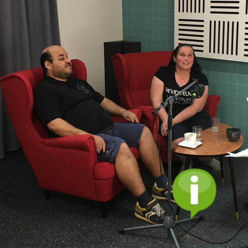 Obrázek epizody Ep.9: Spolu neviditelní (hosté nevidomí průvodci Lukáš Vámoš a Tereza Illeková)