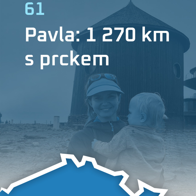 Obrázek epizody #61: Pavla: 1270 kilometrů s prckem
