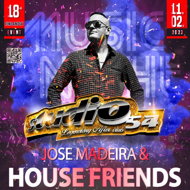 Obrázek epizody Jose Madeira b2b DannighT Live @ House Friends, Studio 54 Prague 11-02-2023
