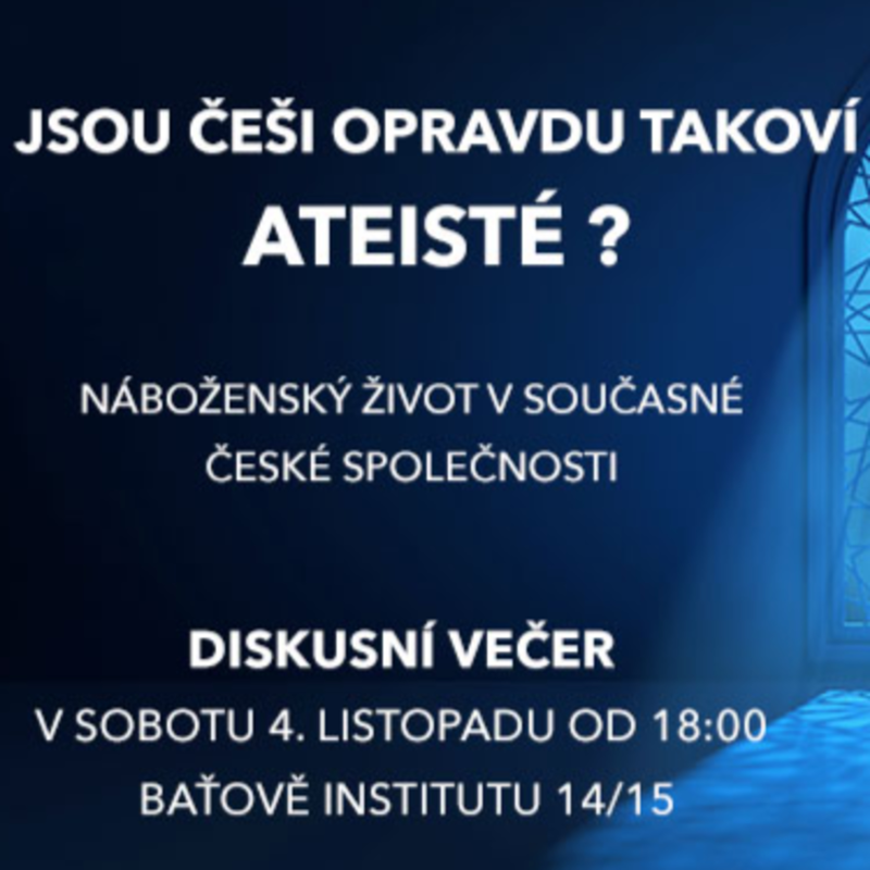 Obrázek epizody Jsou Češi opravdu takový ateisté? (přednáška s diskusí)