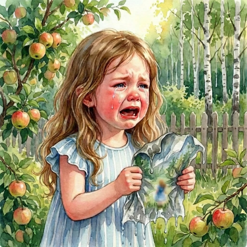 Obrázek epizody Zorka a všelijaké pocity: Zorka a rozmáčený obrázek (smutek)