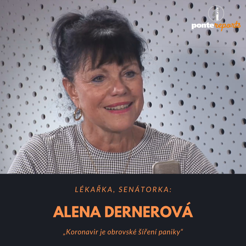 Obrázek epizody Alena Dernerová - lékařka, senátorka –Koronavir je obrovské šíření paniky.