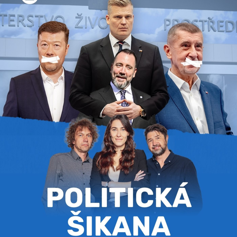 Obrázek epizody Babiš kašle na justici, voliči zase kašlou Čapák. Červený je loutka