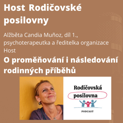 Obrázek epizody 59 - O proměňování i následování rodinných příběhů, díl 1. - Alžběta Candia Muñoz - Host rodičovské posilovny
