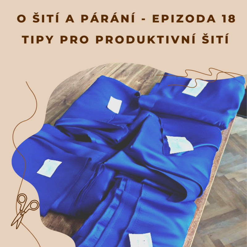 Obrázek epizody Epizoda 18 - Tipy pro produktivní šití